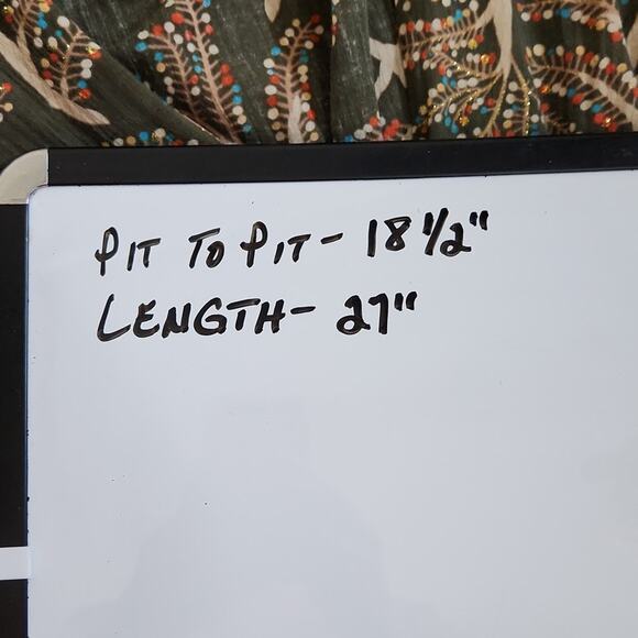 Vintage Charlotte Russe Women's Green Babydoll Top Size Med Crochet Glitter Y2K - Picture 9 of 9